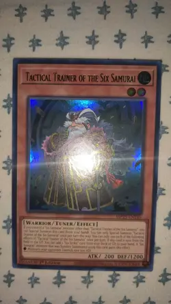 Yu-Gi-Oh TCG Tactical Trainer of The Six Samurai 1st Edition Ultra MP25-EN246 NM - Image 1