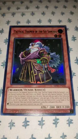 Yu-Gi-Oh TCG Tactical Trainer of The Six Samurai 1st Edition Ultra MP25-EN246 NM - Image 3