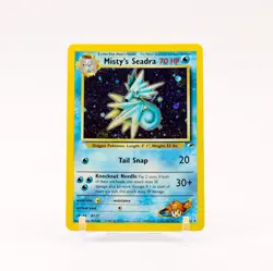 Misty's Seadra - 9/132 Prerelease Vintage WOTC Promo Holo Pokemon - NM/LP - Image 1