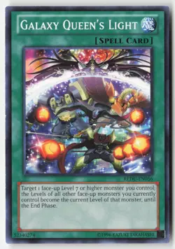 Yugioh - Galaxy Queen's Light REDU-EN056 Unlimited - Return of the Duelist - Image 1