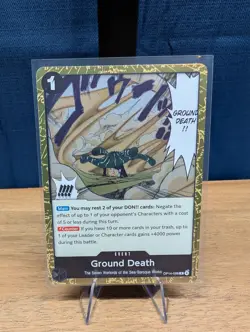 Ground Death #OP14-096 - The Azure Sea's Seven - One Piece CCG - Image 1