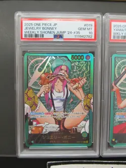 PSA 10 Set| One Piece Card Promo Bonney Yamato OP07-019 OP06-022 Shonen Jump #E - Image 3