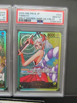 PSA 10 Set| One Piece Card Promo Bonney Yamato OP07-019 OP06-022 Shonen Jump #E - Image 5
