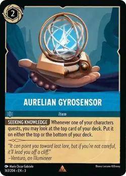 Disney Lorcana TCG - Into the Inklands - Aurelian Gyrosensor - 163/204 - Image 1