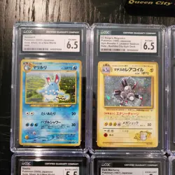 11 LOT CGC JPN HOLO VINTAGE POKEMON SLABS - JUNGLE, GYM, ROCKET GANG - ALL HOLOS - Image 3