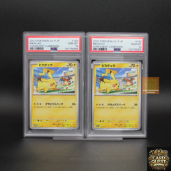 PSA 10 Pokemon Card Pikachu SV-P 120 Charizard Promo JPN Set of 2 Sequential - Image 1