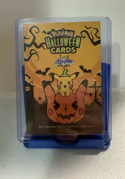 Pokemon Poncho Pikachu Espeon Holo Collectoons Halloween Card 95 Peru US Seller - Image 2