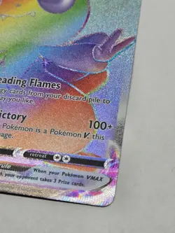 Victini Vmax 165/163 Battle Styles NM Full Art Secret Rainbow Rare Pokemon Card - Image 3