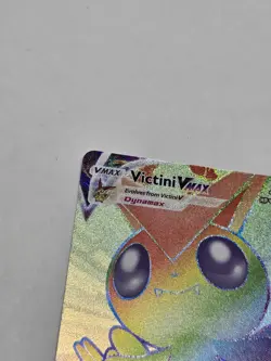 Victini Vmax 165/163 Battle Styles NM Full Art Secret Rainbow Rare Pokemon Card - Image 5