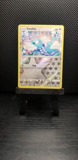 Pokemon Dragon Majesty Swablu 57/70 Reverse Holo Foil - Image 1