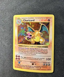 Pokemon Cards: Base Set Shadowless Rare Holo: Charizard 4/102 - Image 4