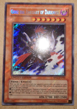 RP02-EN000 Gorz The Emissary Of Darkenss Secret Rare Yugioh Card - Image 1