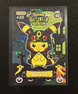 Rare Full Art Halloween Umbreon Poncho Pikachu Collectoons Low Pop Holo Card - Image 1