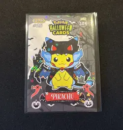 Rare Full Art Halloween Mega Charizard Poncho Pikachu Collectoons Low Pop Card - Image 1
