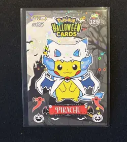 Rare Full Art Halloween Charizard Poncho Pikachu Collectoons Low Pop Card - Image 1