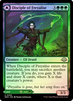 Disciple of Freyalise Garden of Freyalise Modern Horizons 3 Foil NM Near Mint - Image 1