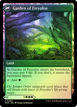 Disciple of Freyalise Garden of Freyalise Modern Horizons 3 Foil NM Near Mint - Image 2
