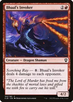 1x Bhaal's Invoker - Foil NM Eng MTG - Commander Legends Baldur's Gate - Image 1