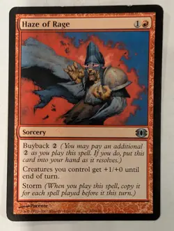 Haze of Rage - Future Sight Magic the Gathering MTG Nice! - Image 1