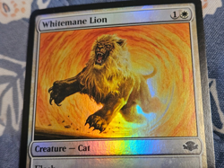 Whitemane Lion FOIL Dominaria Remastered MTG Magic - Image 2