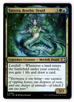 Tatyova, Benthic Druid 290 Commander: The Lost Caverns of Ixalan Normal NM - Image 1