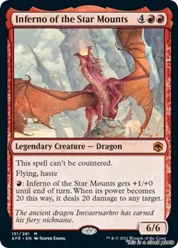 Inferno of the Star Mounts [AFR - 151] - NM [] TCG MTG - Image 1