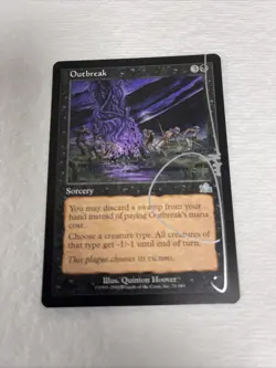 Outbreak Prophecy Regular Signed Quinton Hoover - Image 1