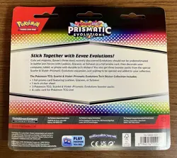 Pokemon TCG Prismatic Evolutions Tech Sticker Collection (Leafeon) - New Sealed - Image 2