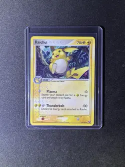 Pokemon TCG Power Keepers Holo Rare Raichu 12/108 NM Condition - Image 1