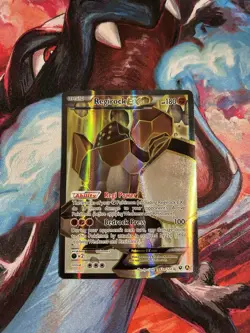 Regirock EX Full Art Promo 43a/124 Pokemon Card TCG - Image 1