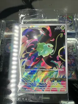2025 Pokemon Bulbasaur - (Mega Evolution Stamped) 133/132 Holo SEALED - Image 1