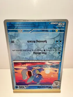 Wartortle 008/165 Uncommon 151 Pokemon Reverse Holo Near Mint - Image 2