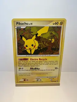 Pikachu 94/123 Common Mysterious Treasures Pokemon Moderately Played - Image 1