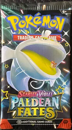 4 Pokemon Paldean Fates Booster Packs | Sealed Art Set | Scarlet & Violet - Image 4