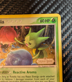 Roselia 42/92 Legend Maker Reverse Holo Pokemon TCG LP Vintage 2006 Uncommon - Image 3