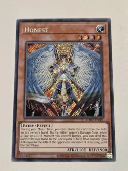 Honest LODT-EN001 Secret Rare Yugioh Light of Destruction Unlimited Edition Mint - Image 1