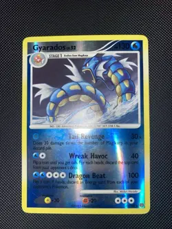 2008 POKEMON DIAMOND & PEARL STORMFRONT #19/100 GYARADOS REVERSE HOLO - Image 2