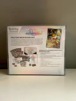 Pokemon S&V Prismatic Evolutions Elite Trainer Box ETB SEALED w/ Protector - Image 2