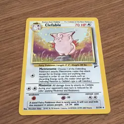 Clefable - 5/130 - Pokemon Base Set 2 Holo Rare LP/NM - Image 1