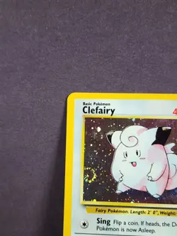 CLEFAIRY 6/130 Holo Rare BASE SET 2 - POKEMON HOLO LP/NM - FREE SHIP - Image 5