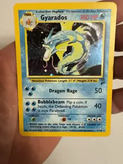 2000 Pokemon - Gyarados Holo Rare Unlimited - Base Set 2 - 7/130 - WOTC - Image 2