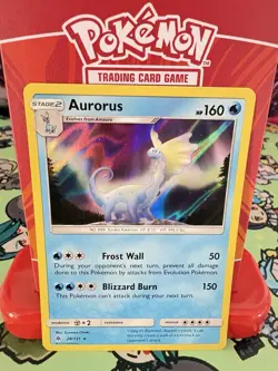 Pokemon Aurorus 28/131 Forbidden Light Holo LP - Image 1