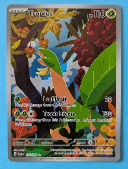 Pokemon TCG Tropius 195/193 Scarlet & Violet Paldea Evolved Illustration Rare - Image 1