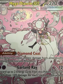 Ascended Heroes MEGA DIANCIE EX SIR 282/217 English Mint Pokemon - Image 3