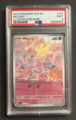 Milcery 152/142 Illustration Rare Scr En-stellar Crown Pokemon PSA 9 - Image 1