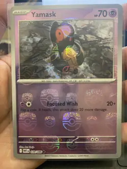 Pokemon TCG Yamask Master Ball Pattern 039/086 Sv White Flare NM - Image 1