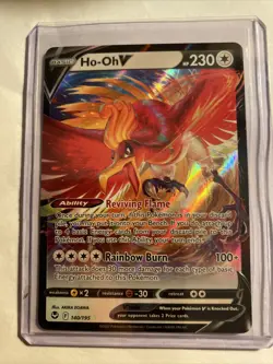 Pokemon TCG Ho-Oh V Silver Tempest 140/195 Holo Ultra Rare - Image 1