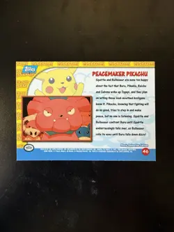 Pokemon TCG Peacemaker Pikachu Pokemon Topps Pikachu's Vacation 46 - Image 2