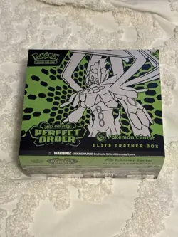 Pokemon TCG Perfect Order PC Pokemon Center Exclusive ETB NO RIPS CLEAN - Image 1