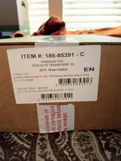 Pokemon TCG Obsidian Flames ETB Case SEALED (Case Of 10 ETB) - Elite Trainer Box - Image 4